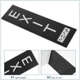 thumbnail image 3 of LOLIPPYY Self Adhesive Braille Exit Indicator Sign for Public Corridor Safety High Visibility Black Office Use, 3 of 8