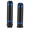 thumbnail image 4 of 2 uds cubierta de agarre de barra de manillar de motocicleta fibra de carbono resistente a la corrosión impermeable Universal para manillar de 7/8 pulgadas azul, 4 of 12
