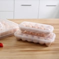 thumbnail image 3 of Caja para huevos para refrigerador, caja para guardar huevos, caja para guardar huevos frescos para el hogar, caja para huevos portátil con múltiples compartimentos para la cocina, bandeja multicapa, 3 of 6