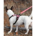 thumbnail image 3 of GHSDFBB Double-Sided Reflective Dog Leash, 6 FT/5 FT/4 FT, Padded Handle Nylon Dogs Leashes for Medium & Large Dogs Walking, Pink, 6FT, 3 of 7