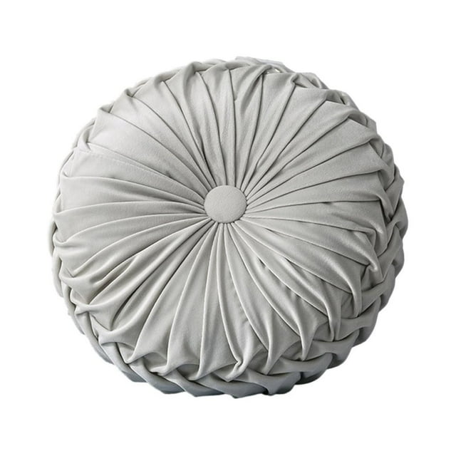Decodeary Add Touch Of Elegance Decorative Cushion Simple Cushion Pillow Pillow Cushion light grey 38CM 1Set