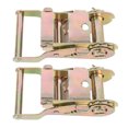 thumbnail image 1 of Ratchet Buckle, Ratchet Tie Down Buckle 2500kg High Pulling Capacity 2PCS  Compatibility Rugged Stable  for Motorcycles, 1 of 7