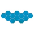 thumbnail image 1 of Flexible Reflective Hexagon Mirror Sheets Self-Adhesive Mirror Tiles Non-Glass Mirror, 1 of 6