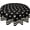 Black, variant on Buffalo Check Collection, Classic Farmhouse Tablecloth, 52 x 52, Black & White