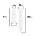 thumbnail image 5 of (White-Black)For Garmin Approach S6 Silicone Sports Two-color Watch Band EHSM, 5 of 5