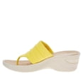 thumbnail image 4 of Bzees Womens Dallas Sandals 8 Yellow, 4 of 8