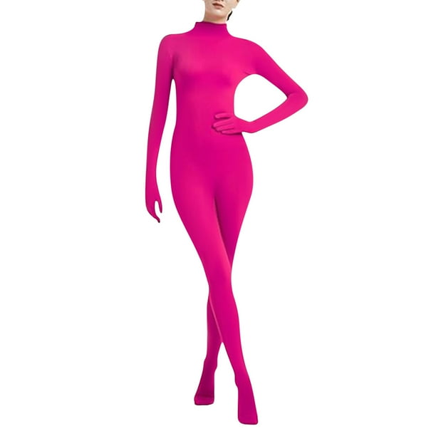 Mono ajustado para hombre y mujer, traje de baile de color liso, traje de actuación escénica, mono para hombre