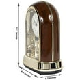 thumbnail image 3 of Rhythm 4RH791WD23 Crystal Dulcet II Wall Clock, Woodgrain, 3 of 5