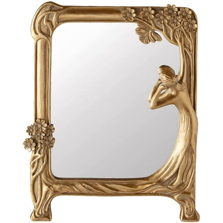 Antique Makeup Mirror Vintage Stand Tabletop Vanity Metal Cosmetic With Frame Desktop Canada Antique Makeup Mirror Vintage Stand, Antique Desktop Mirror