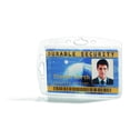 thumbnail image 2 of DURABLE Shell Style Single ID-Card Holder, Vertical or Horizontal Orientation, 0.20" x 4" x 2.75 ", Clear (890519), 2 of 5