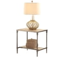 thumbnail image 1 of Furniture of America Temara Transitional Metal 1-Shelf End Table in Natural Tone, 1 of 2