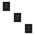 thumbnail image 1 of Pósteres de letras en Blanco y negro Bewildely arte de pared, 1 of 6