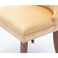Elegant Button Tufted Dining Chairs, Highend Velvet Upholstered Dining
