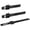 Black, variant on 3pcs Aluminum Woodworking Rulers with Slide Stop Precision Pocket Ruler Metal T Track Ruler Square Ruler Inch and Metric Marking Measuring Scribing Ruler