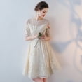 thumbnail image 1 of Vestido de noche de verano, vestido mediano exquisito, vestido adelgazante para mujer, adecuado para banquetes, 1 of 1