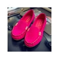 thumbnail image 4 of SIMANLAN Womens Loafers Slip On Boat Shoe Flat Flats Women Lightweight Casual Shoes Ladies Hand-Stitching Moccasin Rose Red 10, 4 of 9