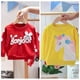 thumbnail image 2 of Camiseta para niñas, sudadera de primavera y otoño, Tops para niños, ropa de algodón para niños, jersey de manga larga de dibujos animados, ropa de bebé para 0-5 años 6M Gao Jinjia LED, 2 of 2