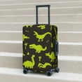 thumbnail image 2 of Lsque Cute Cartoon Dinosaurs Green Silhouette Printed Luggage Cover, Travel Luggage Protector,Scratch and Dirt Resistant, Fits 18-32 Inch Luggage - Large, 2 of 9