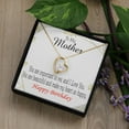 thumbnail image 6 of To Mom Birthday Message Beautiful Lady Mom Forever Necklace w Message Card, 6 of 20