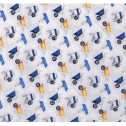 Studio E Under Construction Wheel Barrow White Fabric By The Yard