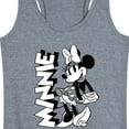 thumbnail image 3 of Mickey & Friends - Minnie Black And White - Women's Racerback Tank Top, 3 of 5