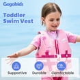 thumbnail image 2 of Chaleco de natación Gogokids para niños pequeños de 2 a 8 años, 2 of 5