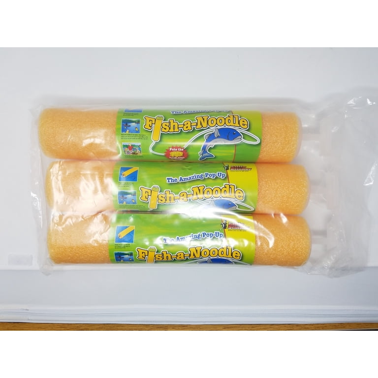 Pop-Up Foam Noodle Fishing Bobbers, Yellow, 3-Pack photo 2