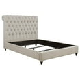 thumbnail image 2 of Pemberley Row Upholstered Beige Full Size Headboard Rectangular Button-Tufted 56.75"H Unassembled, 2 of 3