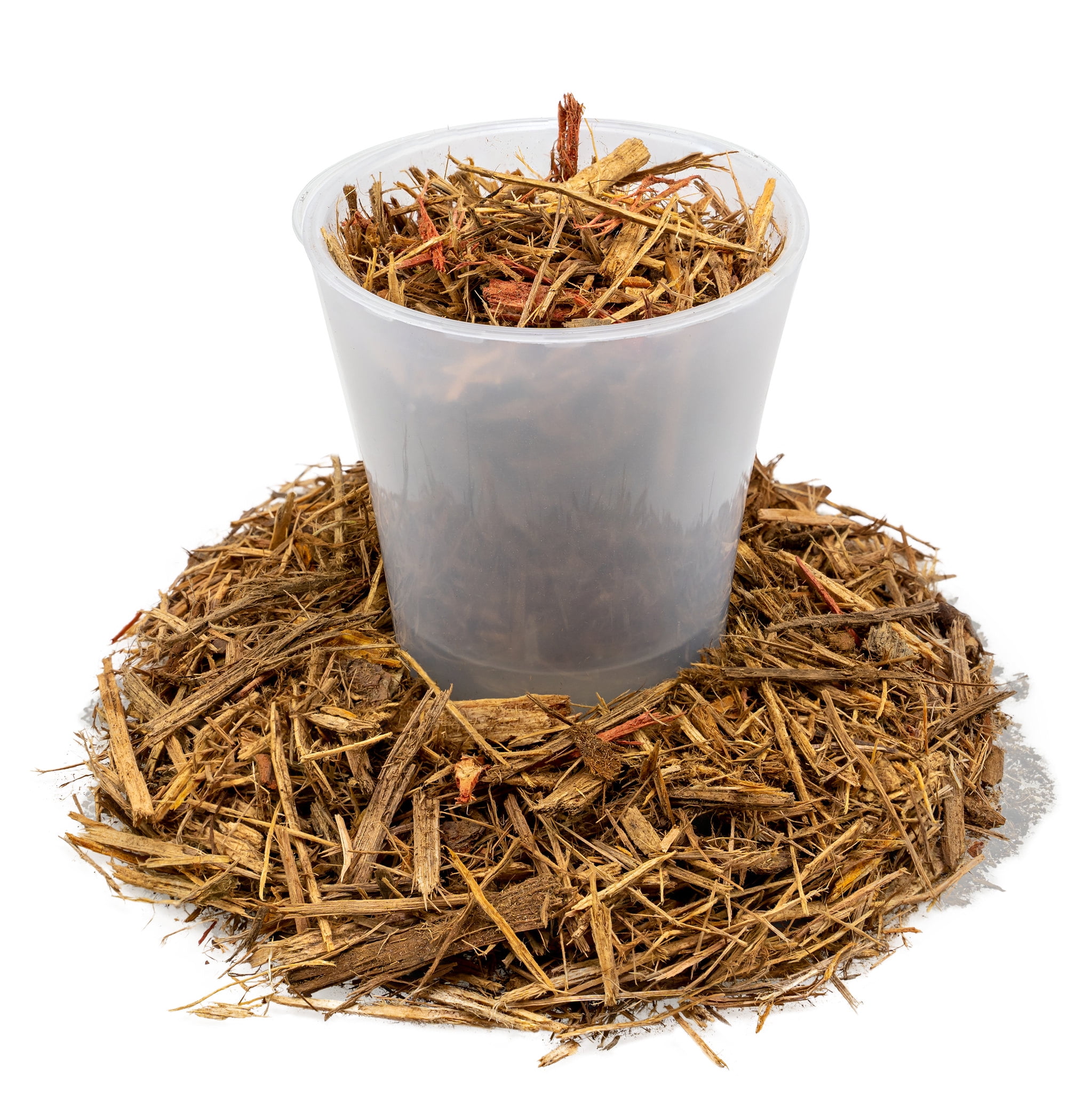 Gardenera Eucalyptus Mulch Blend Cover, 3 Quarts with Moisture Retention and Weed Suppression