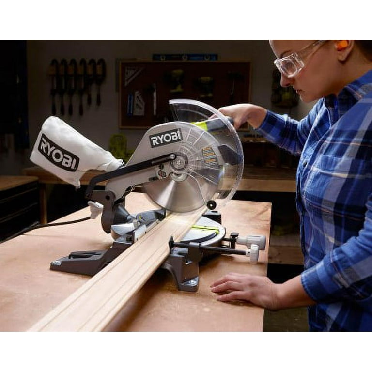 Ryobi 10 in. Compound Miter Saw with LED Walmart