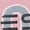 Candy Pink, variant on Mens Short Sleeve Athletic Jersey Top, Sizes XS-3XL