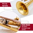thumbnail image 4 of Trumpet Glory Bb para estudiantes principiantes o avanzados con funda, 4 of 9