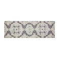 thumbnail image 4 of Better Trends 20" x 60" Bathroom Runner Mat, 100% Cotton Non-Slip Bath Rug, Water Absorbent, Machine Washable for Bathroom and Shower Use, (Gray) Medallion Collection, 4 of 6