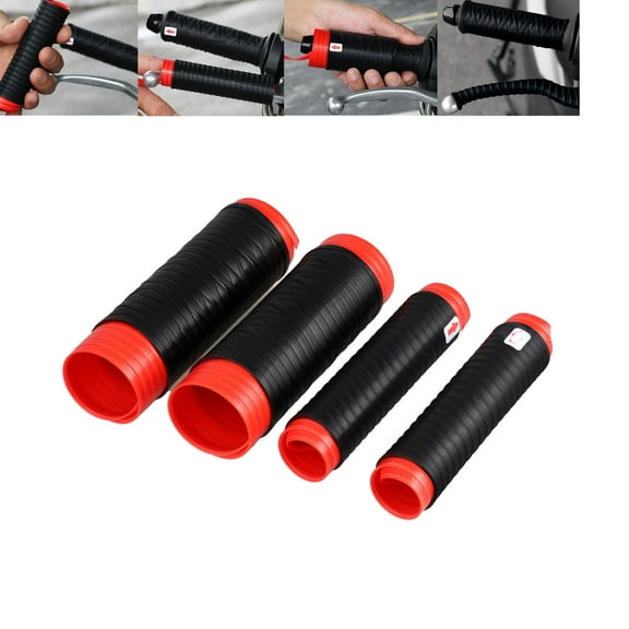 Non-Slip Silicone Cover Set-Universal Handle Grips & Brake Lever Covers for Motorcycle/Bike, Enhance Comfort & Safety
