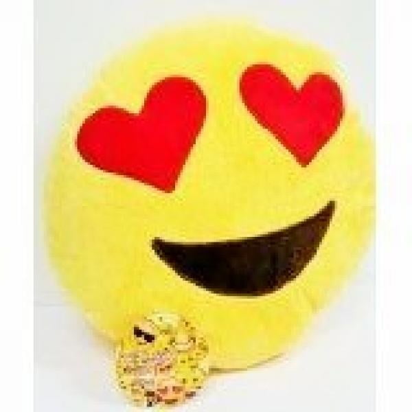 yellow emoji pillow smiley plush cushion cell phone emoticon toy