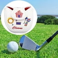 thumbnail image 4 of Golf Putter Cover Magnetic Closure Embroidery Waterproof Portable Novelty PU Mallet Guard Blade Club for Outdoor Golfer Sports , Estilo 3 Negro, 4 of 8