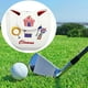 thumbnail image 4 of PUTTER de GOLF CUBIERTA CABEZACIONES Guardia de Manga Magnético Cierre de Cuchillas Club Protector Bordado Novelty PU Impermeable para Golffer Sports Estilo 3 negro Soledad Cubierta de putter de golf, 4 of 10