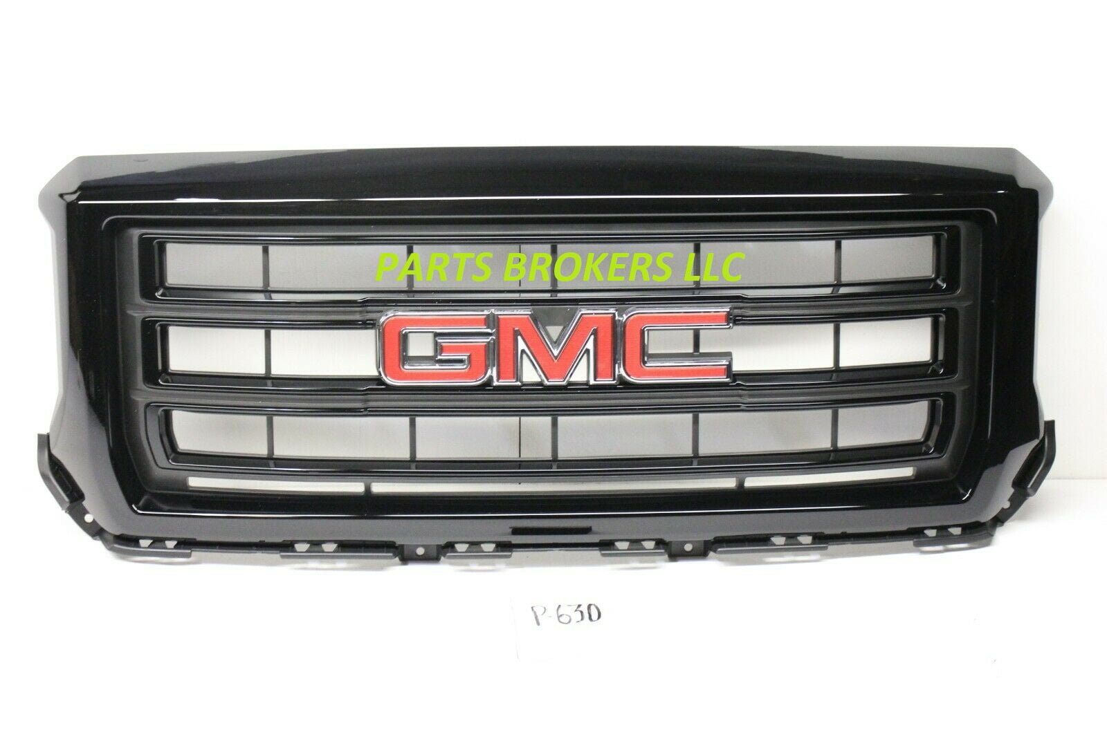 New GM OEM Grille GMC Sierra 1500 Pickup 14 15 2014 2015 Onyx Black GBA