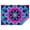 Colorful Mandala Tie, variant on Blue White Tie Dye Mandala Pattern Rectangle Tablecloth 60"x84",Waterproof Polyester Rectangle Table Cloth, Wipeable Spillproof Polyester Tablecloth for Dining, Camping, Indoor and Outdoor