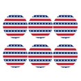 thumbnail image 2 of Disketp American Patriotic Stars And Stripes Funny Coasters,6 Pcs Leather Coasters With Holder, Perfect Housewarming Hostess Gifts,Protect Furniture From Water Marks Scratch And Damage, 2 of 9