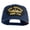 Navy, variant on USS Nevada Submarine SSBN-733 Patched Solid Cotton Twill Mesh Prostyle Cap - Black OSFM