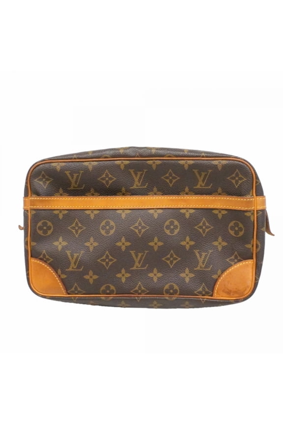 Pre-Owned Louis Vuitton Monogram Compiegne 28 Clutch Bag M51845 Brown (Men's/Women's)
