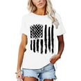 thumbnail image 6 of XCHQRTI Vintage 4th of July Women T-Shirt We The People 1776 Patriotic Graphic Tees Short Sleeve Casual Tshirt, 6 of 7