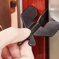 thumbnail image 4 of Bloqueador de puerta portátil de acero antirrobo, tapón de seguridad para dispositivo de seguridad para el hogar hebilla de puerta, 4 of 4