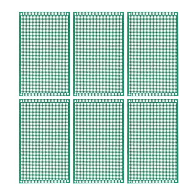 Unique Bargains PCB Board Single Sided Prototyping Boards Plated Through Holes 90mmx150mm, 6 Count