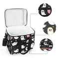 thumbnail image 6 of FORMRS Insulated Cooler Bag 24 Cans Capacity Soft Leakproof Lunch Box with Side Pockets, White Halloween Ghost, 6 of 7