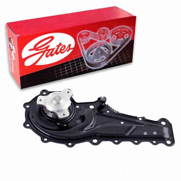 Gates Engine Water Pump compatible with Cadillac DeVille 4.1L 4.5L 4.9L V8 1985-1995