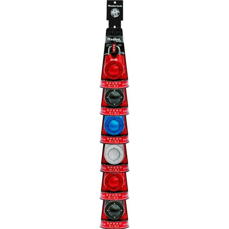 - Master Lock Padlock 1500id Speed Dial™ Set Your Own Combination Directional, 2-1/8in (54mm) Wide, Assorted Colors