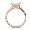thumbnail image 4 of 2.00 Carat Trillion Cut Aquamarine Gemstone Shiny Solitaire Bridal Ring for Women Solid 14K Rose Gold Size 3 by Diamond-Capitals, 4 of 7