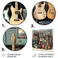 thumbnail image 3 of Designart "Rural Melodies Jukebox Jamboree Shades of Grey" Jukeboxes Metal Wall Art, Grey Metal Wall Decor, Modern Metal Art Decor For Entryway - 29x29 Inch, 3 of 6